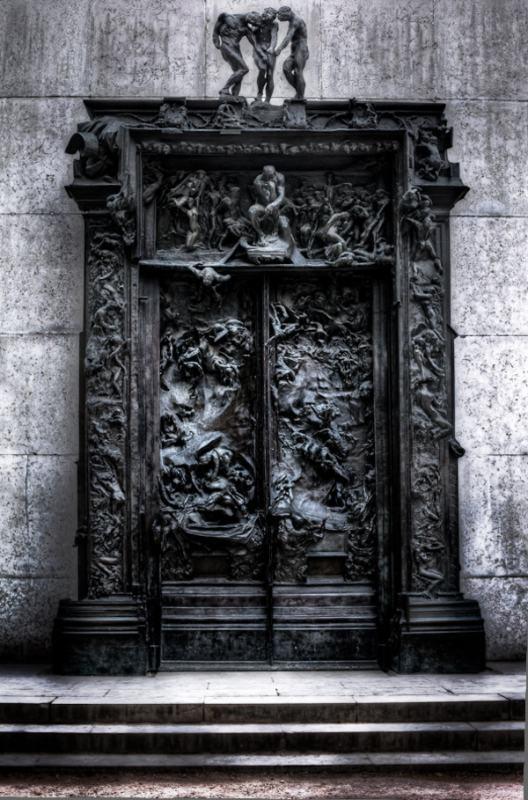 黑暗之门五英雄的雕像#黑暗之门是谁打开的