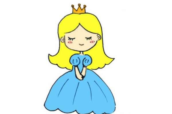 打扮可爱小公主图片#小公主简笔画漂亮可爱