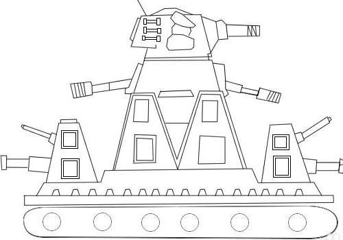 坦克世界t1e6#终极火炮kv44kv44