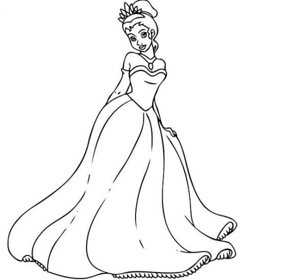 打扮可爱小公主图片#小公主简笔画漂亮可爱