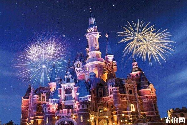 迪士尼烟花背景图#迪士尼城堡背景图放烟花