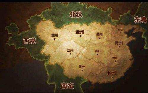 东汉末年地图州郡分布#东汉末地图全图高清版