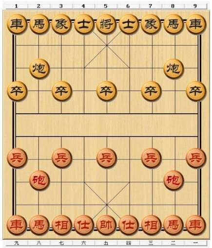 中国象棋有几个棋子#中国象棋棋盘摆法