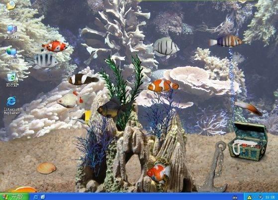 海底世界桌面背景#3D手机养鱼动态壁纸