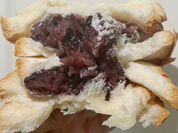 紫米面包犹如汉堡#最好吃的紫米面包牌子