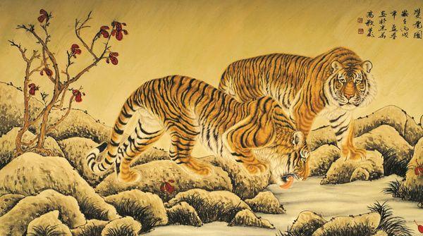 哪一位著名画家擅长画虎#张大千擅长画虎吗