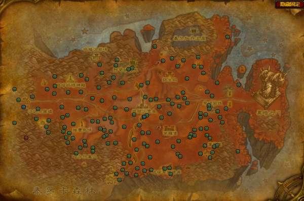 氪金矿石哪个地图最多#魔兽世界怀旧服金矿石分布图