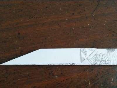 忍者飞刀怎么做怎么制作#如何用纸做一把忍者刀